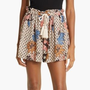 Ulla Johnson Bijou Shorts Jasmine Print Small